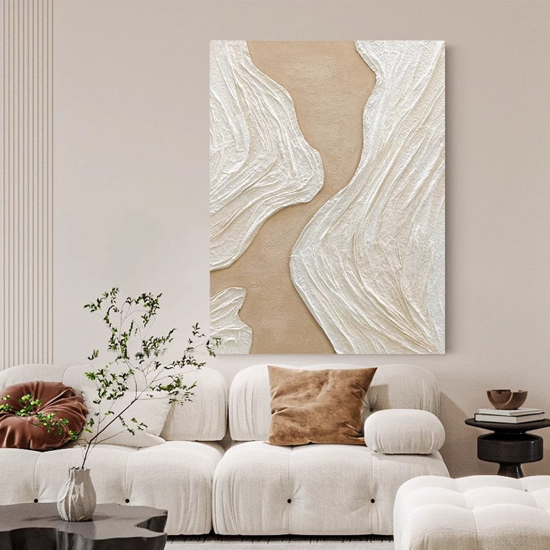 Contemporary living room decorative wall 3D texture abstract art hanging painting
