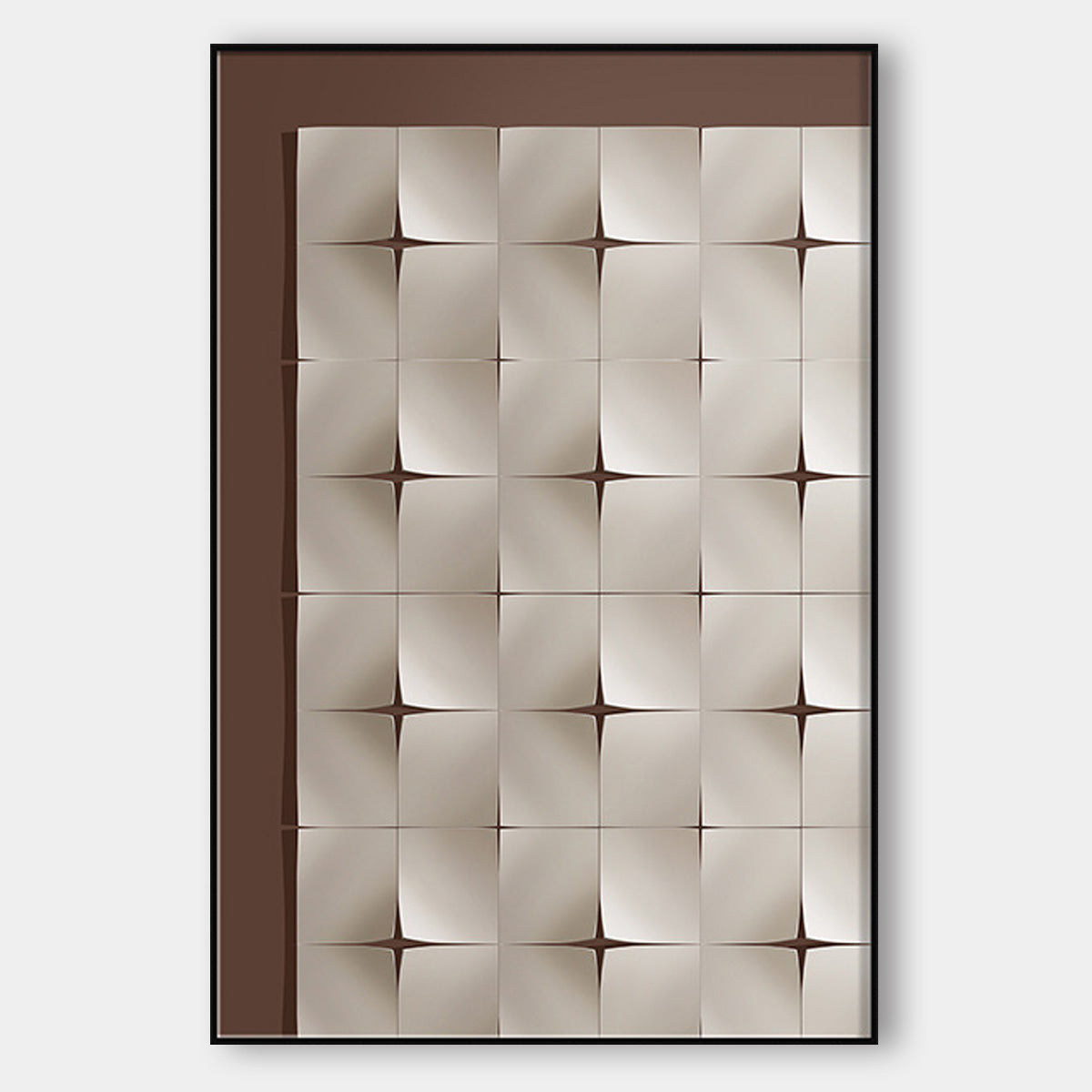 Modern simple hanging painting texture large floor painting sofa background wall SenroArt
