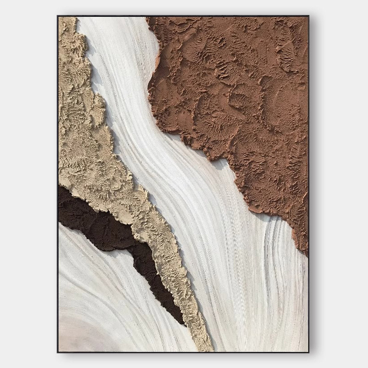 Pure Hand-painted Oil Painting Thick Texture 3D Abstract Wall Art Decor Painting