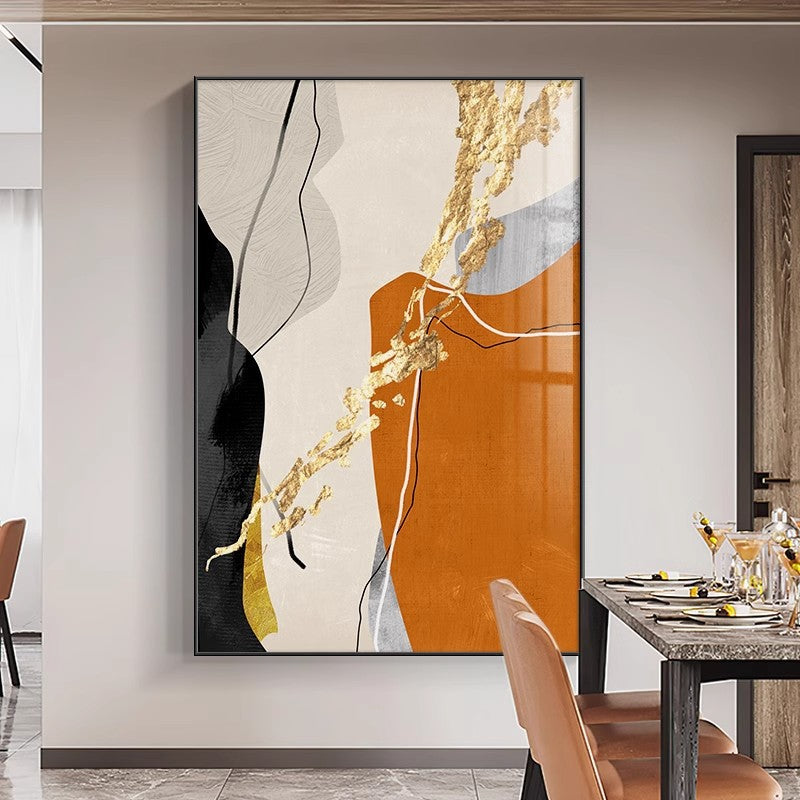 Texture large floor painting mural living room dining table background art painting